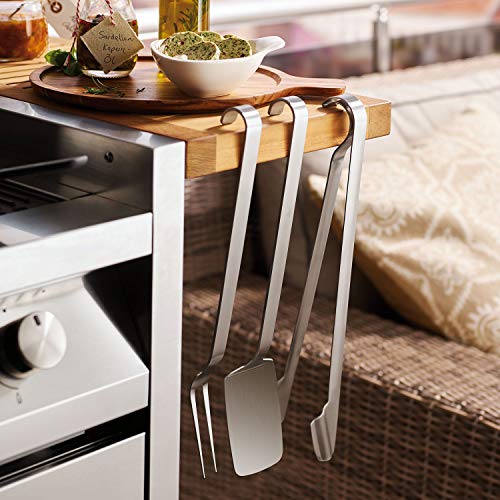 Villeroy & Boch BBQ Passion Espátula/Práctico Accesorio de Barbacoa de Acero Inoxidable/Resistente al Calor Ideal para Burger, Carne y pescado/40 cm