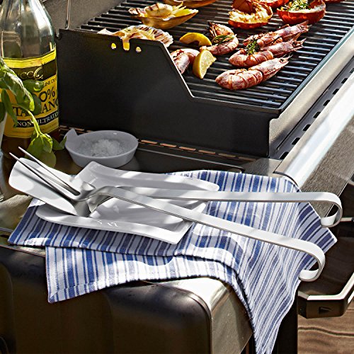 Villeroy & Boch BBQ Passion Espátula/Práctico Accesorio de Barbacoa de Acero Inoxidable/Resistente al Calor Ideal para Burger, Carne y pescado/40 cm