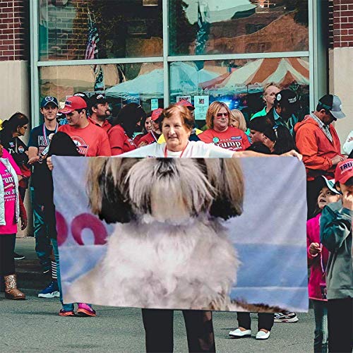 Viplili Banderas Outdoor Cute Dog A Garden Flag, Yard Flag - 3 X 5 Ft