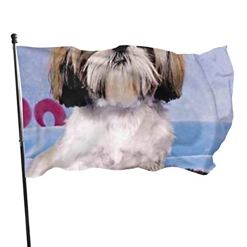 Viplili Banderas Outdoor Cute Dog A Garden Flag, Yard Flag - 3 X 5 Ft