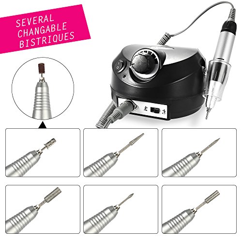 Vislone 30000r Esmalte de uñas eléctrico Extracción de herramientas Máquina de taladrar Nail-art Equipos Manicura Producto Profesional Uñas Pulidores Kits Nails Salon Tools JMD-202