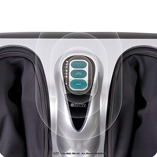 VITALZEN® Masajeador de pies y piernas (nuevo modelo 2020) – Maquina con 3 sistemas de masajes: vibroterapia, reflexología y masaje de presoterapia shiatsu - Garantía 2 Años