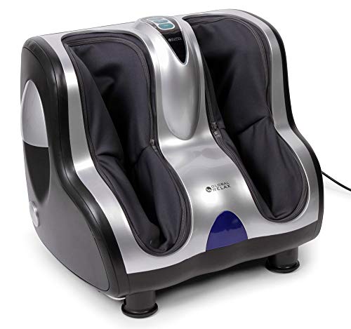 VITALZEN® Masajeador de pies y piernas (nuevo modelo 2020) – Maquina con 3 sistemas de masajes: vibroterapia, reflexología y masaje de presoterapia shiatsu - Garantía 2 Años