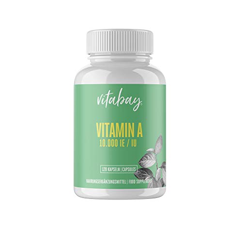 Vitamina A 10.000 Ui, 120 Cápsulas Vegetales
