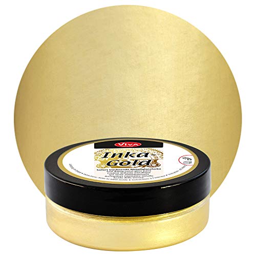 Viva Decor - Pintura de secado con brillo metálico, 62.5 g, color champán