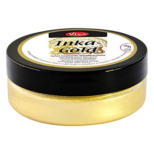 Viva Decor - Pintura de secado con brillo metálico, 62.5 g, color champán