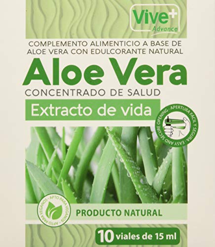 Vive+ Advance Aloe Vera, Suplemento Alimenticio - 3 Paquetes de 10 Unidades