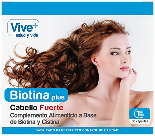 Vive+ Biotina y Cistina - 30 Cápsulas