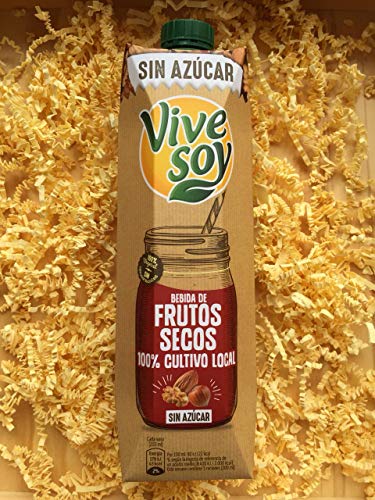 Vivesoy Frutos Secos sin Azúcar (pack de 6 x 1L)