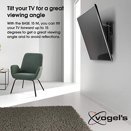Vogel's Base 15 M - Soporte de Pared Inclinable para TV 32 - 55", con Sistema VESA máx. 400x400, Carga máx. de peso 30kg