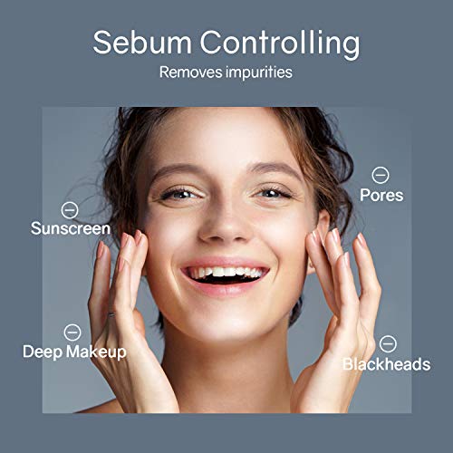 VPROVE Clay Cleanser & limpiador de aceite-micro Clay limpiador profundo y aceite de oliva purificador, todo en un producto para la limpieza de todo tipo de piel, blackhead-100ml