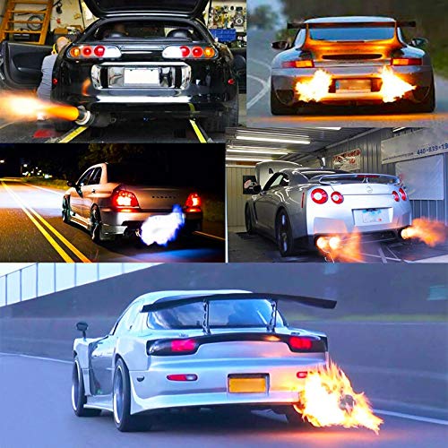 VYNBDA MóDulo de Control de Lanzamiento Power Builder de 2 Pasos Limitador de Revoluciones de Calle Burnout Anti-Lag B Drife Fire Shootin Exhaust