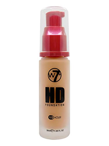 W7 | Foundation | HD Foundation - Tan | Light to Medium Coverage, Lightweight and Long Lasting