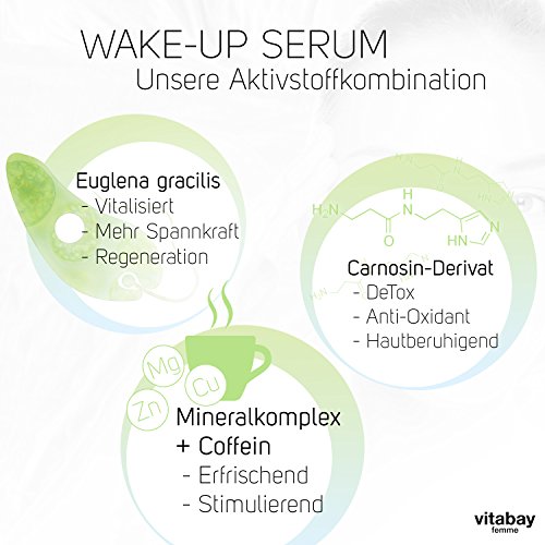 Wake Up Serum 14x2 ml +ácido hialurónico, cafeína, minerales - cuidado facial de alta tecnología