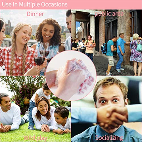 Wanxida 12x Cajas (240 hojas) Jabón Papel Jabón Hojas Jabón de papel desechable Mini Jabón de papel portátil con caja de plástico para acampar al aire libre Senderismo