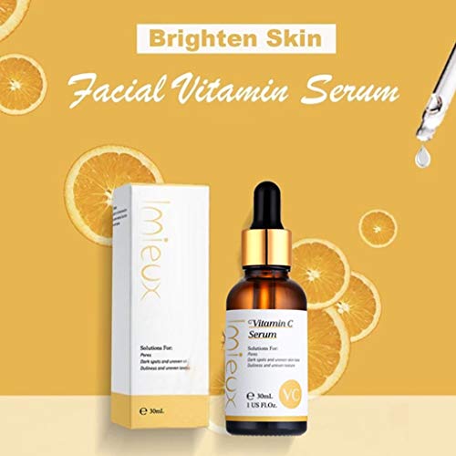 WARMWORD Serum Facial Vitamina C y Acido Hialuronico | Anti Edad, Anti Arrugas, Anti Manchas | Suero Hidratante, No graso, Tonifica y Reafirma | Natural para una Piel Sana y Joven