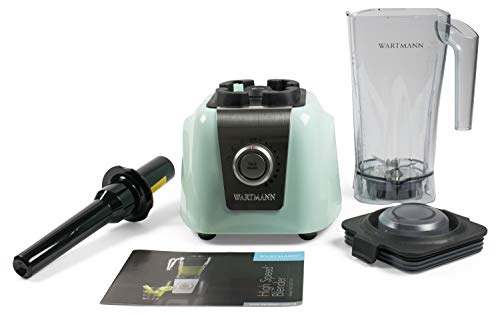 Wartmann WM-1807-HS 1250 - Batidora de vaso (2 L, tritana), color verde menta