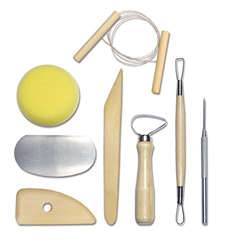 Wartoon 38Pack herramientas de escultura con bolsa reutilizable para cerámica de cerámica de arcilla polimérica. Arte de cerámica.