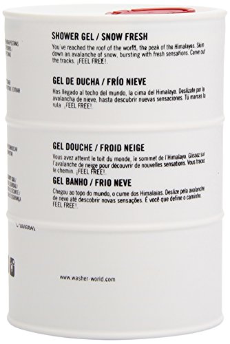 Washer by Laiseven - Gel de ducha - Efecto frío nieve - 600 ml