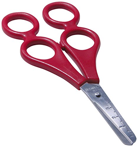 Wedo 07373 - Tijeras para manualidades mango de ojos dobles