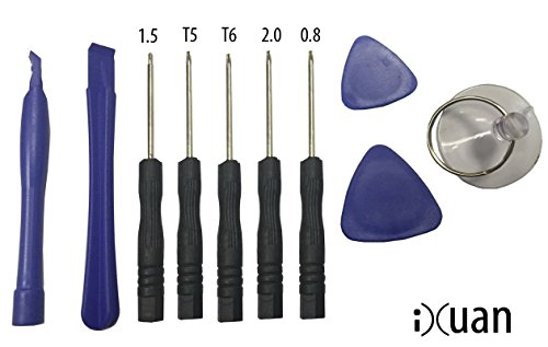 WeDone para Sony Xperia M4 Aqua E2303 E2333 E2353 Pantalla Táctil Digitalizador Vidrio(Sin LCD) Reemplazo y Herramientas (Negro)