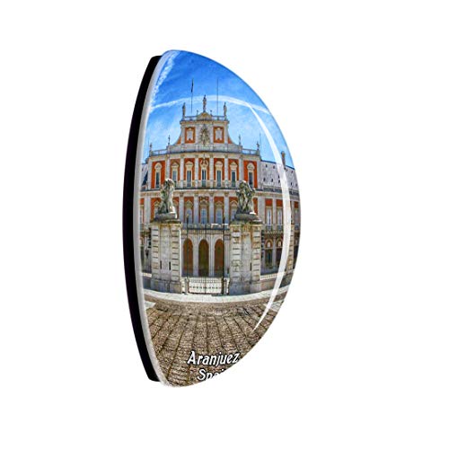 Weekino España Aranjuez Imán de Nevera 3D de Cristal de la Ciudad de Viaje Recuerdo Colección de Regalo Fuerte Etiqueta Engomada refrigerador