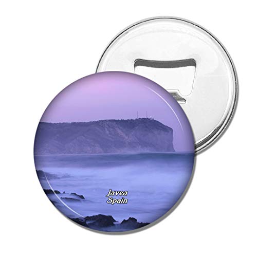 Weekino Imán de refrigerador España Arenal Beach Javea Cerveza Abrebotellas Viajar Recuerdo Colección Etiqueta engomada Fuerte del refrigerador Regalo