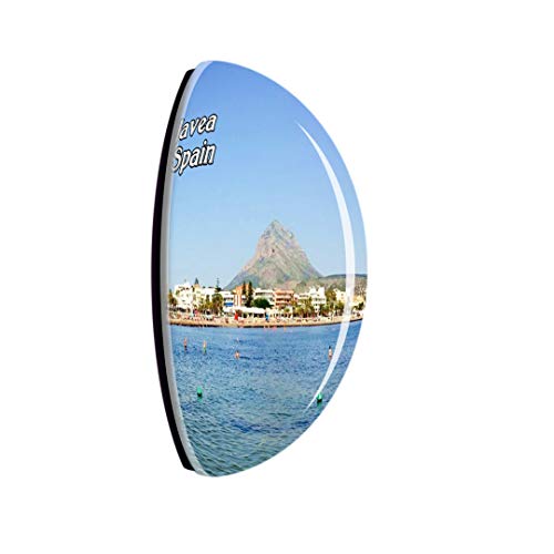 Weekino Playa arenal españa javea Imán de Nevera 3D de Cristal de Turismo de la Ciudad de Viaje Recuerdo de la Colección de Regalo Fuerte Etiqueta Engomada del refrigerador
