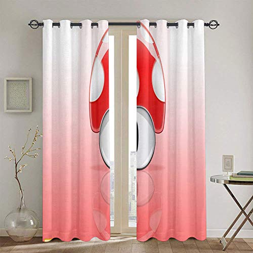 Weilan1999 Super-Mario-Odyssey - Cortinas con aislamiento térmico, 132 x 160 cm