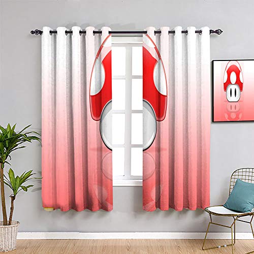 Weilan1999 Super-Mario-Odyssey - Cortinas con aislamiento térmico, 132 x 160 cm