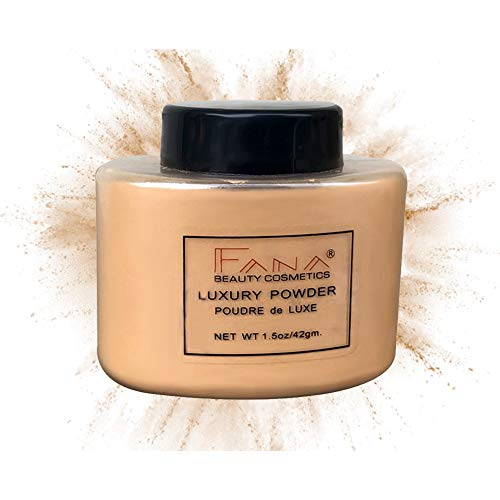 weixinbuy Banana Powder Skin Black Banana Powder Luxury Powder Foundation Banana Polvo suelto respirable Blanqueador Corrector Control de aceite Polvo mineral libre de larga duración Brillante