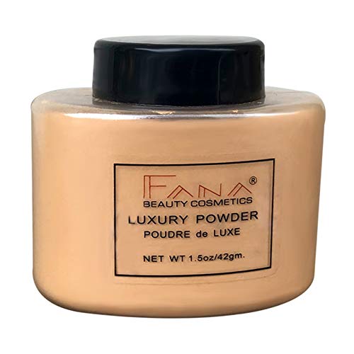 weixinbuy Banana Powder Skin Black Banana Powder Luxury Powder Foundation Banana Polvo suelto respirable Blanqueador Corrector Control de aceite Polvo mineral libre de larga duración Brillante