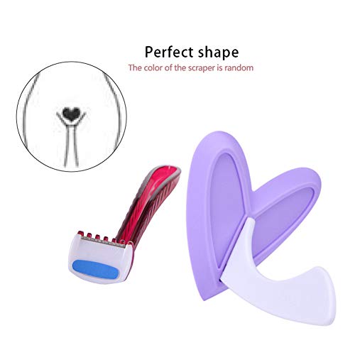 Weixinbuy Conjunto de plantillas de afeitado Bikini de vello púbico Conjunto de plantillas de afeitado de vello púbico Recortador de afeitar de Bikini