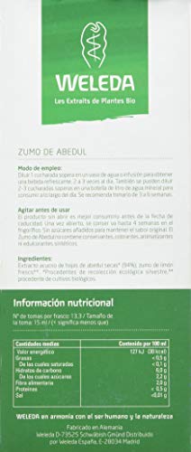 Weleda Zumo Abedul 200Ml Weleda 200 g