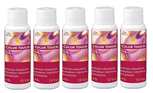 Wella Professionals Color Touch - Tinte de coloración, 5 unidades, 4% 60 ml