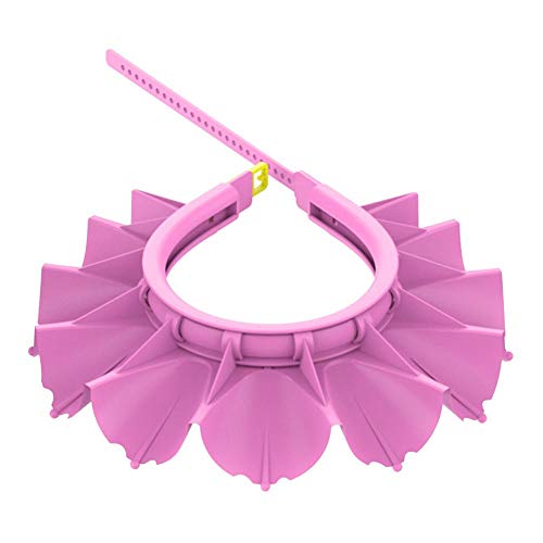 wenhe - Gorro de ducha para bebé, impermeable, protección auditiva, ajustable, para niños
