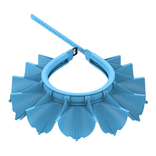 wenhe - Gorro de ducha para bebé, impermeable, protección auditiva, ajustable, para niños