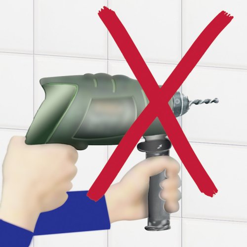 Wenko Dispensador de Gel 0.45 L, Blanco, 8x19x25 cm, 3 Unidades