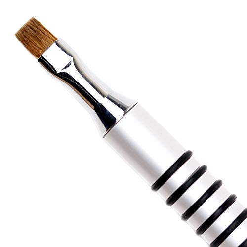 Whats Up Nails - Pure Color #3 Flat Brush for Clean Up Cuticles Skin Around Nail