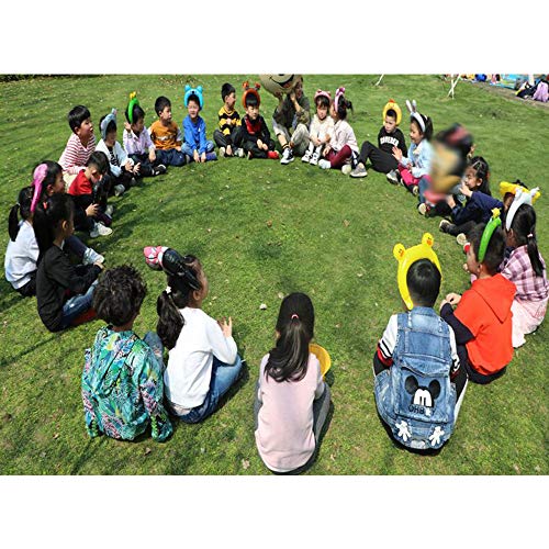 whatUneed Diademas Decorativas de Arriba, 36 Unids Foil Cartoon Animal Oreja Globos para niños Fiesta de cumpleaños Decoraciones, Apoyos de Rendimiento para niños de Kindergarten (36pcs)