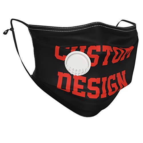 WHFSYGS Protector facial unisex con válvula de respiración, iluminación nocturna de Alicante de la ciudad de Benidorm con carcasa moderna y protector bucal costero con 2 filtros