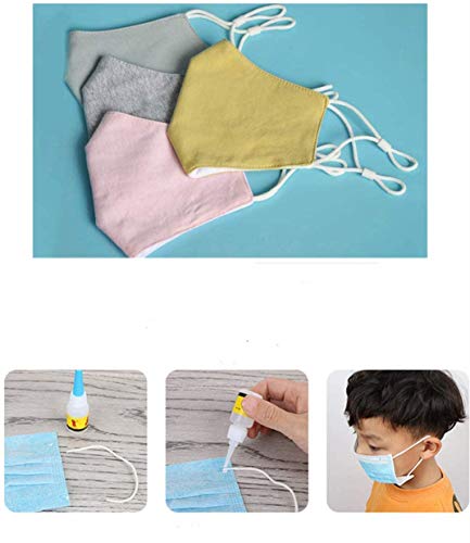 Wide.ling - banda elástica redonda para mascarillas, cuerda elástica de goma, 10 – 100 m, 3 mm