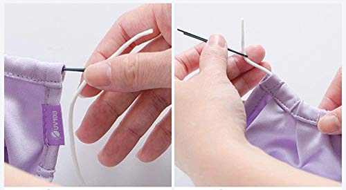 Wide.ling - banda elástica redonda para mascarillas, cuerda elástica de goma, 10 – 100 m, 3 mm