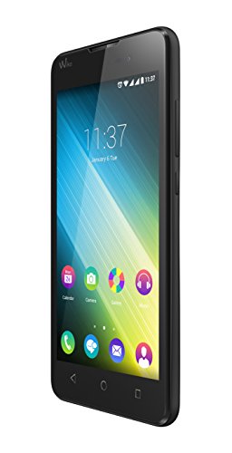 Wiko Lenny2 - Terminal libre de 5" (WiFi, Bluetooth, Quad Core, 1.3 GHz, Cortex-A7, 1 GB de RAM, Android 5.1 Lollipop) color negro