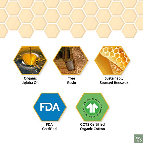 Wild & Stone | Envoltura reutilizable de cera de abeja | alternativa natural a una envoltura de plástico | Sostenible y respetuoso con el medio ambiente | Planta modelada, juego de patrones de 3