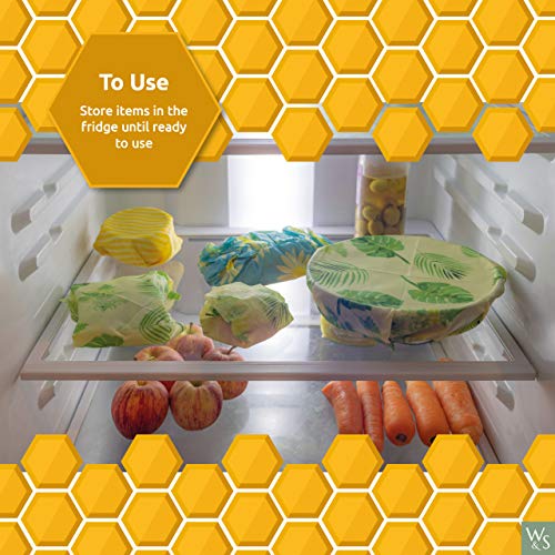 Wild & Stone | Envoltura reutilizable de cera de abeja | alternativa natural a una envoltura de plástico | Sostenible y respetuoso con el medio ambiente | Modelo de lunares juego de 3