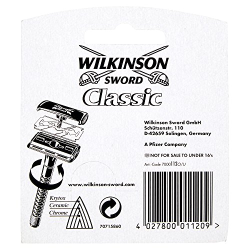WILKINSON Sword hojas de afeitar classic blíster 5 uds
