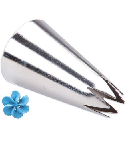 Wilton # 1M Boquilla para decoración, diseño de Estrella Abierta, Acero Inoxidable, Centimeters