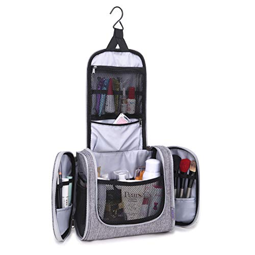Wind Took Neceser Maquillaje Neceser de Viaje con Colgar Neceser Hombre Bolsas de Aseo Neceser Mujer cosméticos Organizador Accesorios de baño