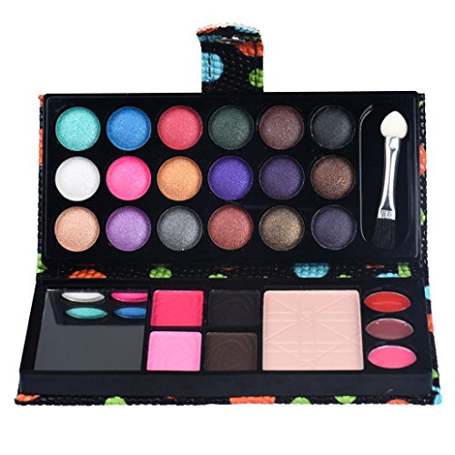 winwintom Paleta de Sombras Mate Profesional, 26Colores Paleta de Maquillaje de Sombras de Ojos Cosmética de Blush Polvo de Brillo de Labios (Color_1)